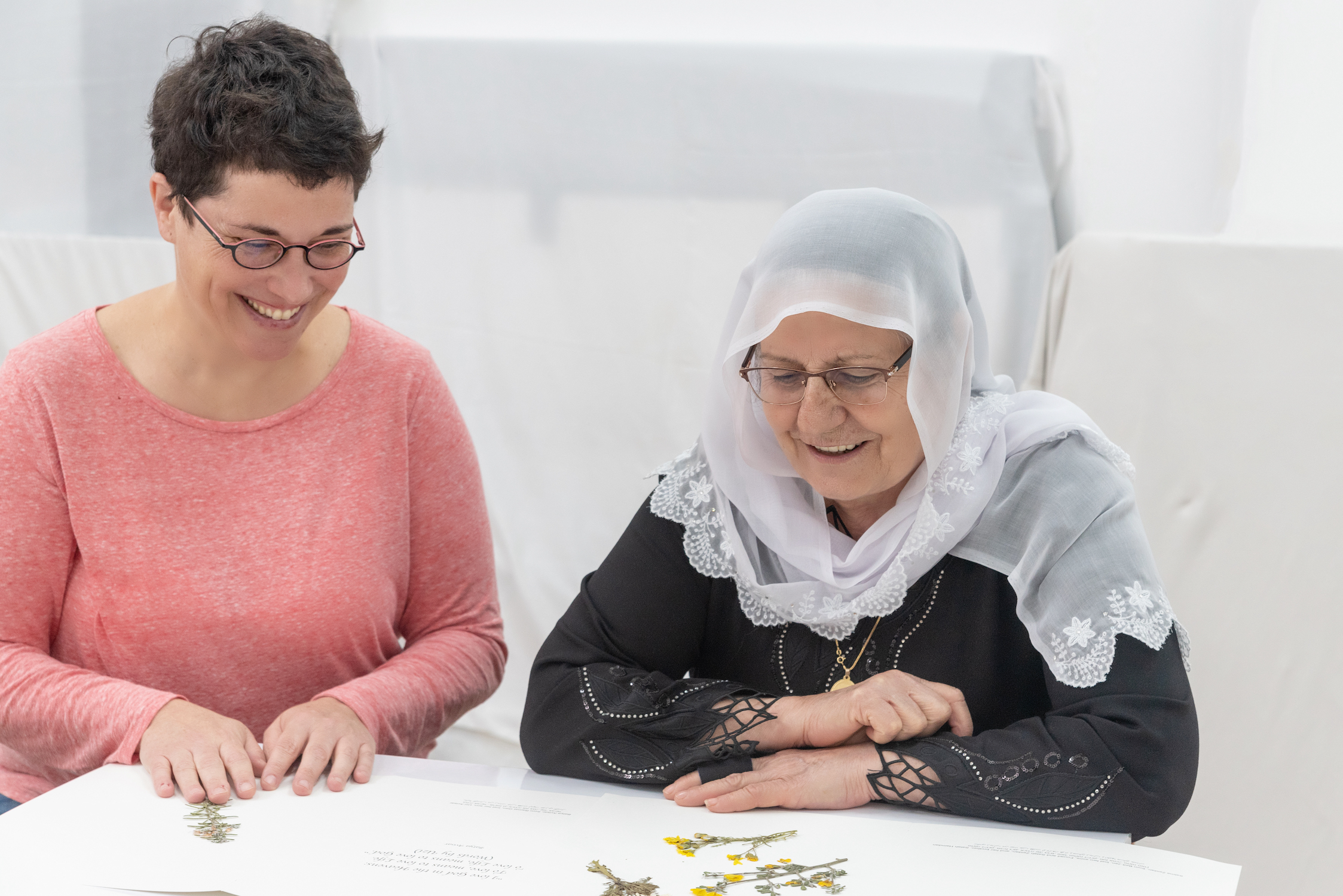 Bereaved Israeli daughter, Meytal Ofer, and bereaved Palestinian mother, Salma Zeidan