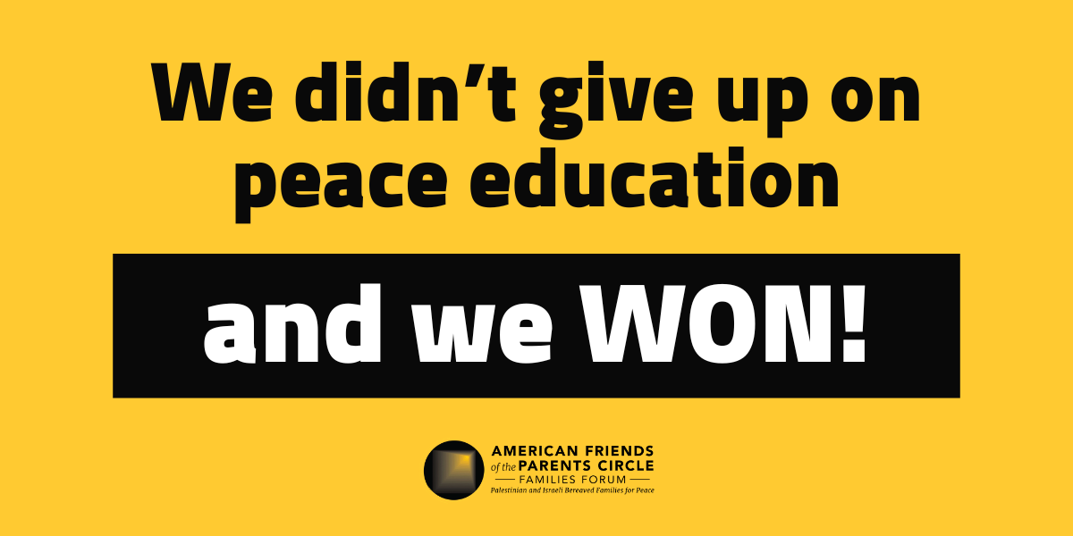 Peace Education Wins!