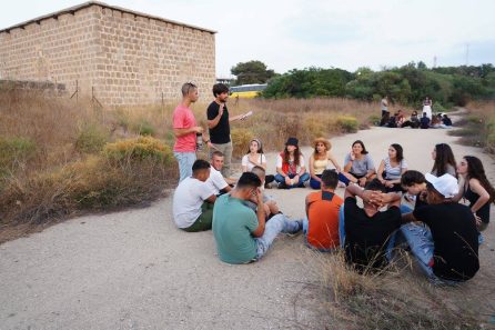 Day 2 of the camp A tour in the kibutz