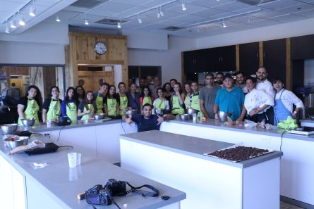 Group culinary class by chefs from the Paul Bocuse Institute in Lyon, France