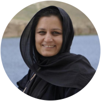 Zuhra Bahman masked